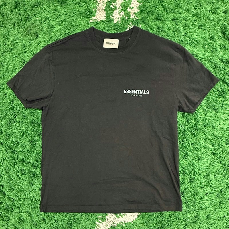 Fear of God Essentials Logo T-Shirt Black
