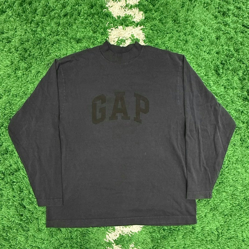 Yeezy Gap Engineered by Balenciaga Dove Long Sleeve Tee Black