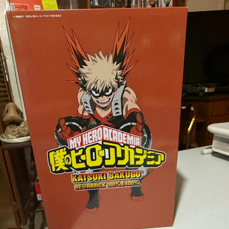 Bearbrick Medicom Toy BE@RBRICK My Hero Academia Katsuki Bakugo 100% & 400%