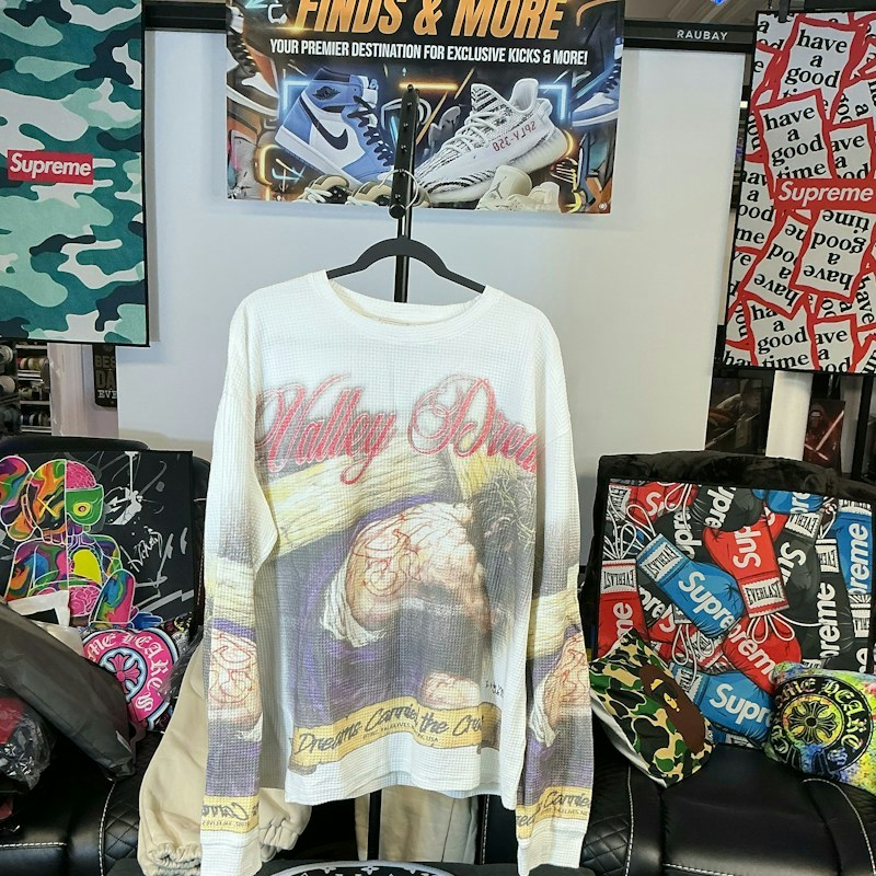 Vale Forever “Sacrifice” Long Sleeve Thermal Shirt White