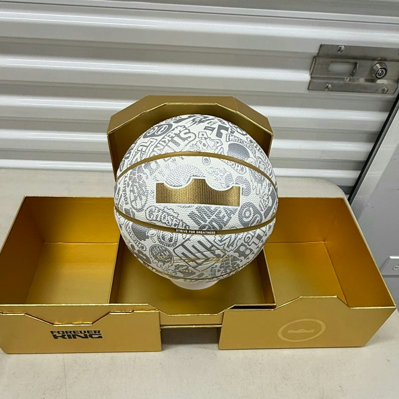 Nike LeBron James Forever King Collectible Basketball Ball and Box