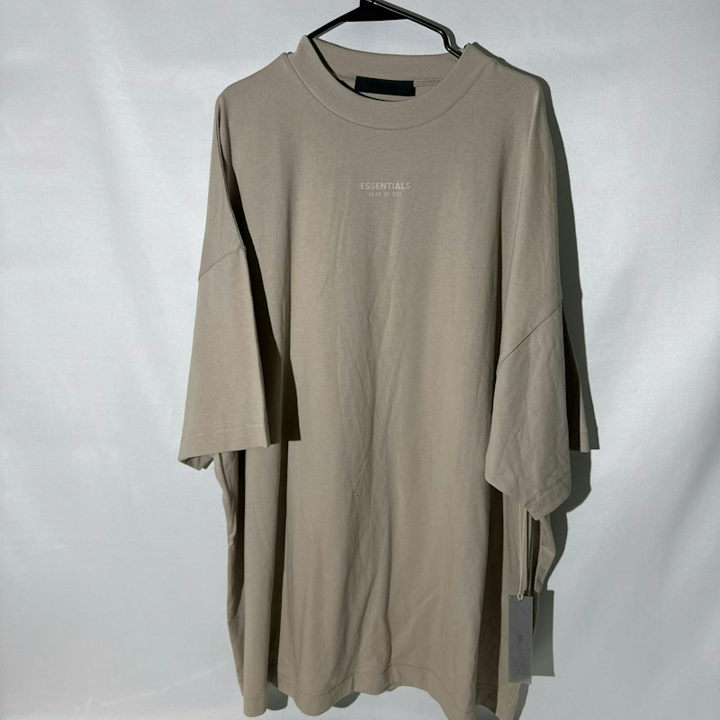 Fear of God Essentials oversize T-Shirt Light Oatmeal