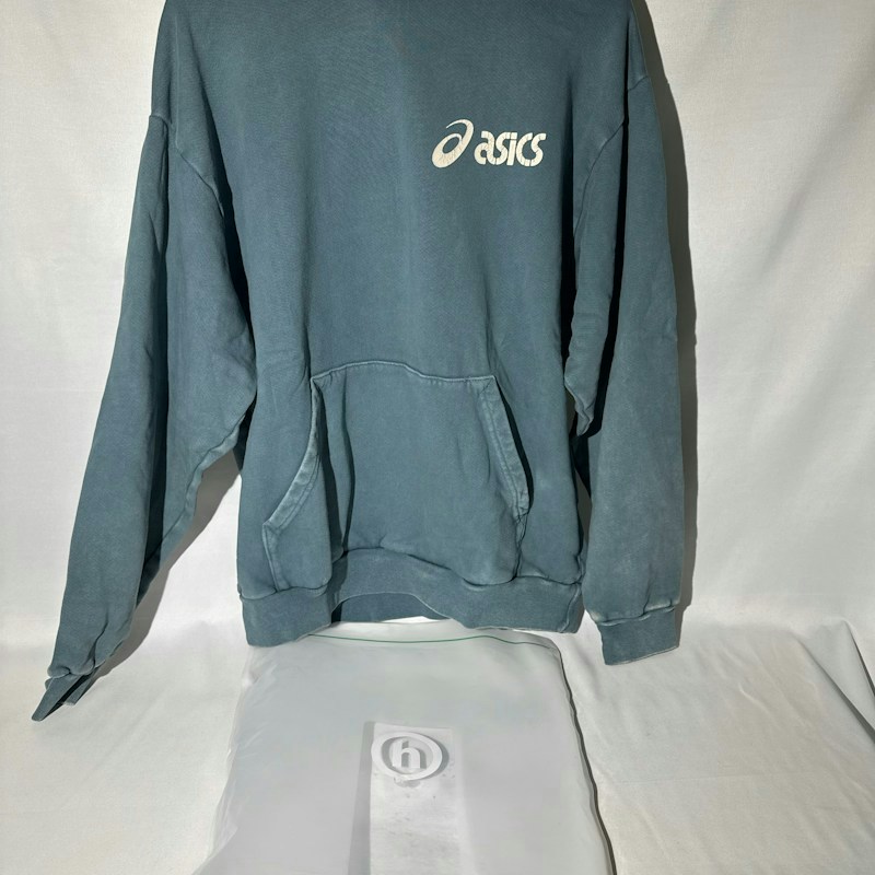 Hidden NY x Asics Hoodie Vintage Washed Blue Green