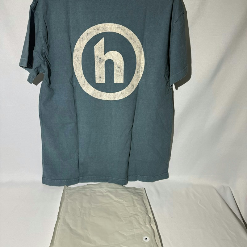 Hidden NY x ASICS H Logo Tee Vintage Washed Blue Green