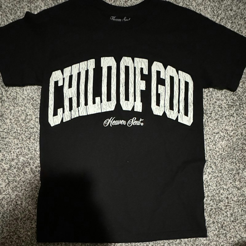 Heaven Sent Child of God T-Shirt Black