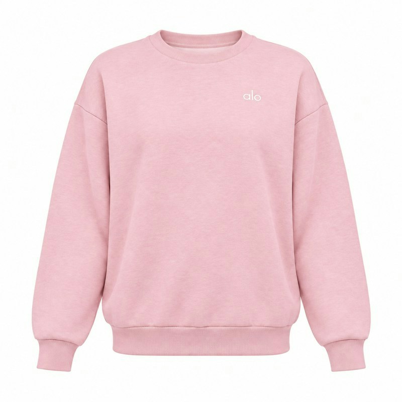 Alo Yoga Accolade Crewneck Pink