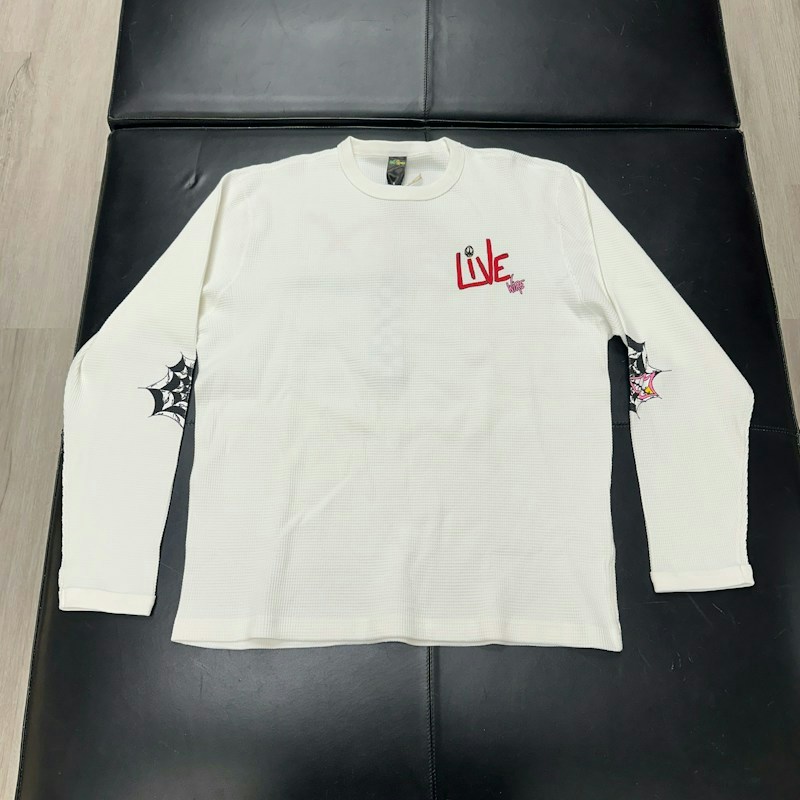 Anti Promo x Matty Boy Sex Records Thermal Shirt White