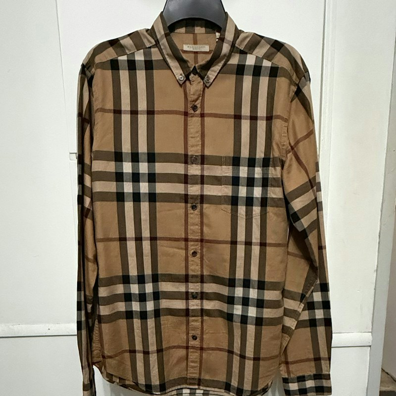 Burberry Brit Check Long Sleeve Shirt Beige