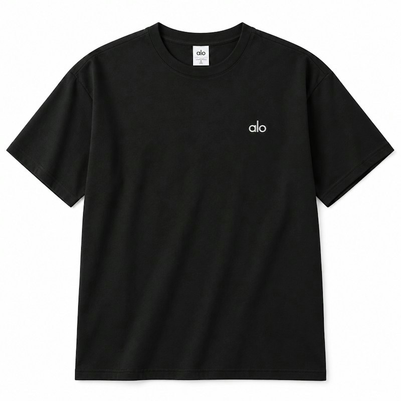 Alo Yoga Short Sleeve T-Shirt Black