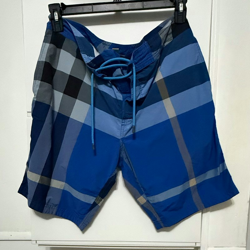 Burberry Brit Check Swim Shorts Blue