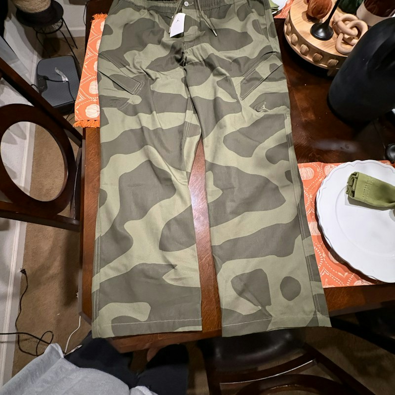 Jordan Camo Cargo Pants Green