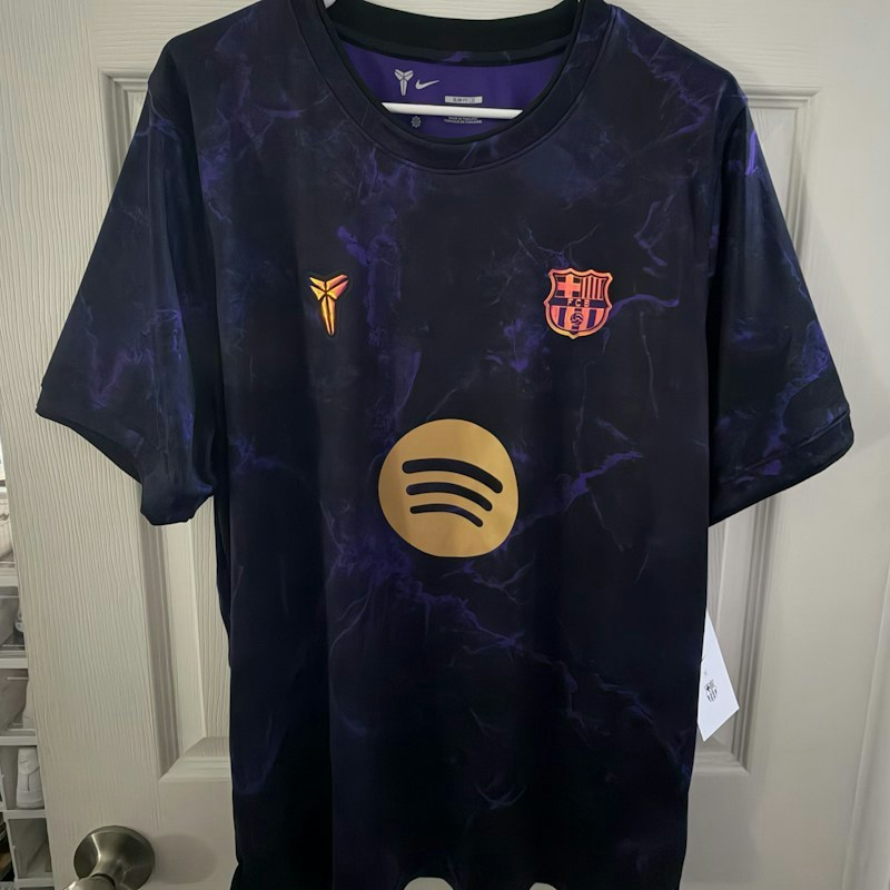 Nike FC Barcelona Kobe Bryant Jersey Black Purple