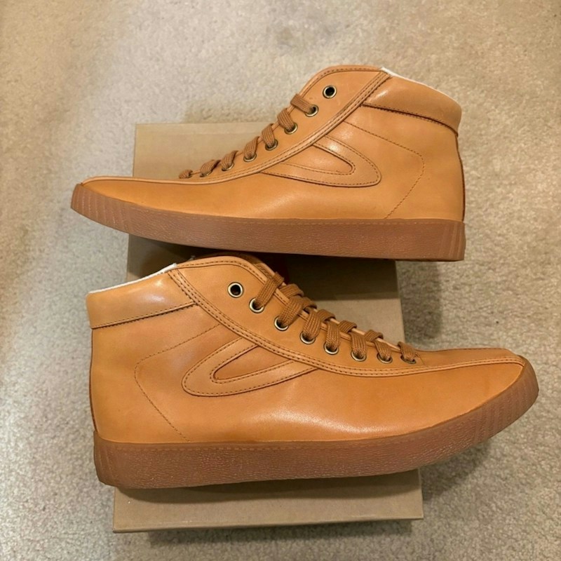 Tretorn MTNYLITEHI6 Leather Sneaker Tan