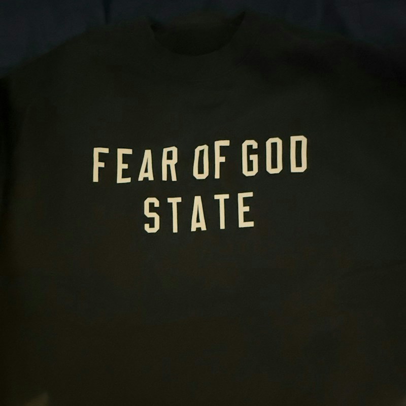 Fear of God Essentials State Long Sleeve Sweatshirt Dark Grey