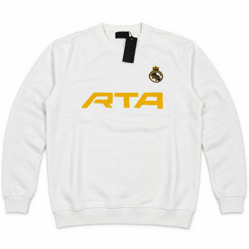 RtA Logo Crewneck Sweatshirt White