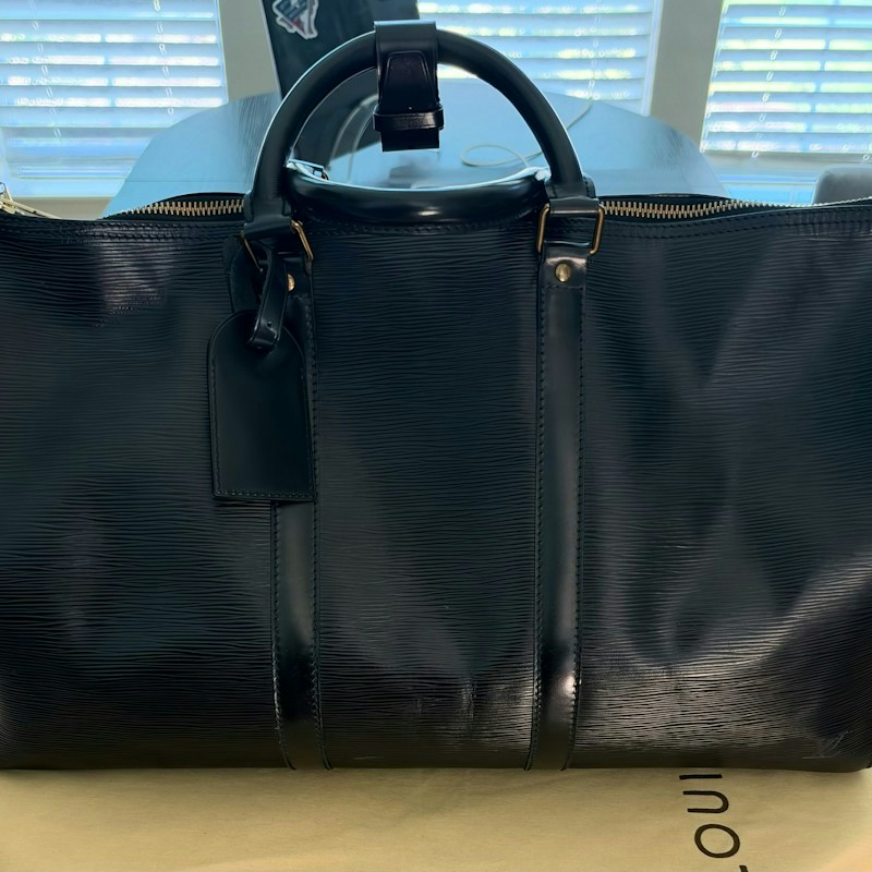 Louis Vuitton Epi Black Keepall