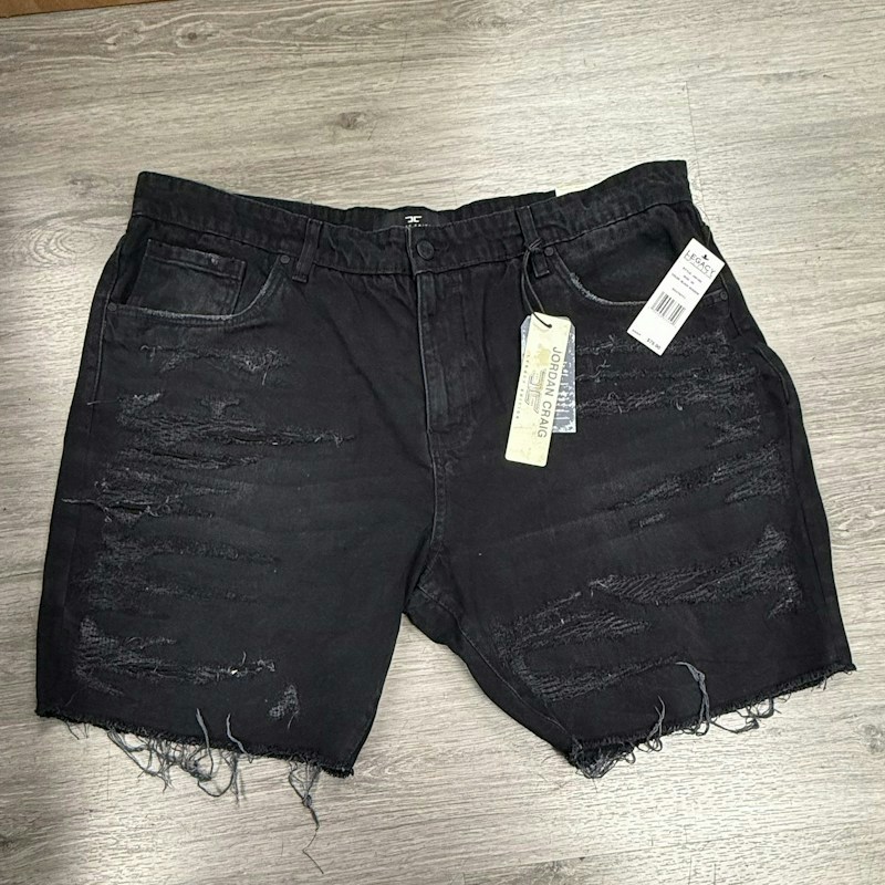 Jordan Craig Denim Shorts Black