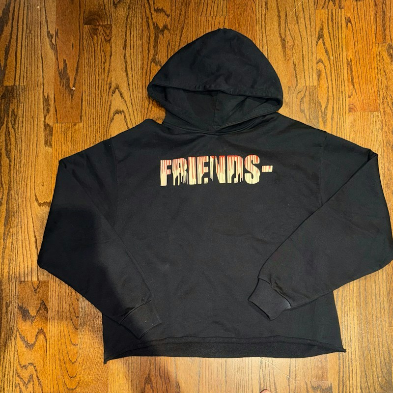 Vlone FRIENDS Slit Scissors Hoodie Black