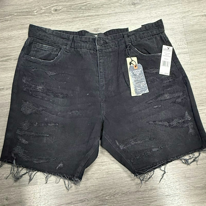Jordan Craig Denim Shorts Black