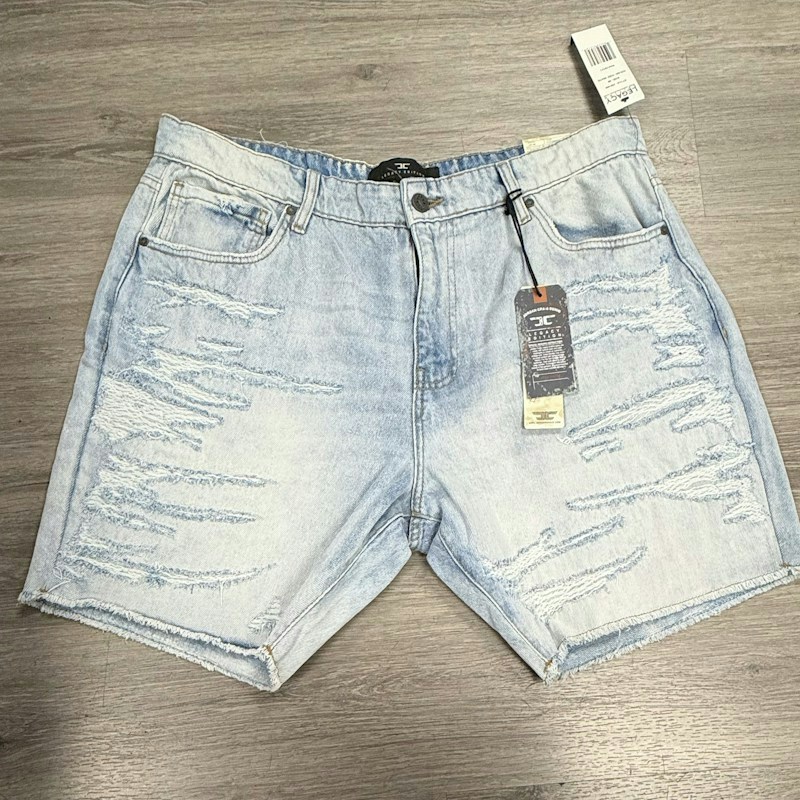 Legacy Edition Distressed Denim Shorts Light Wash