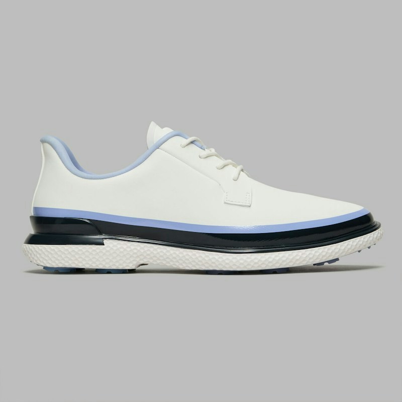 G/FORE Gallivan2R Tuxedo Stripe Kiltie Golf Shoe Snow Twilight (Women's)