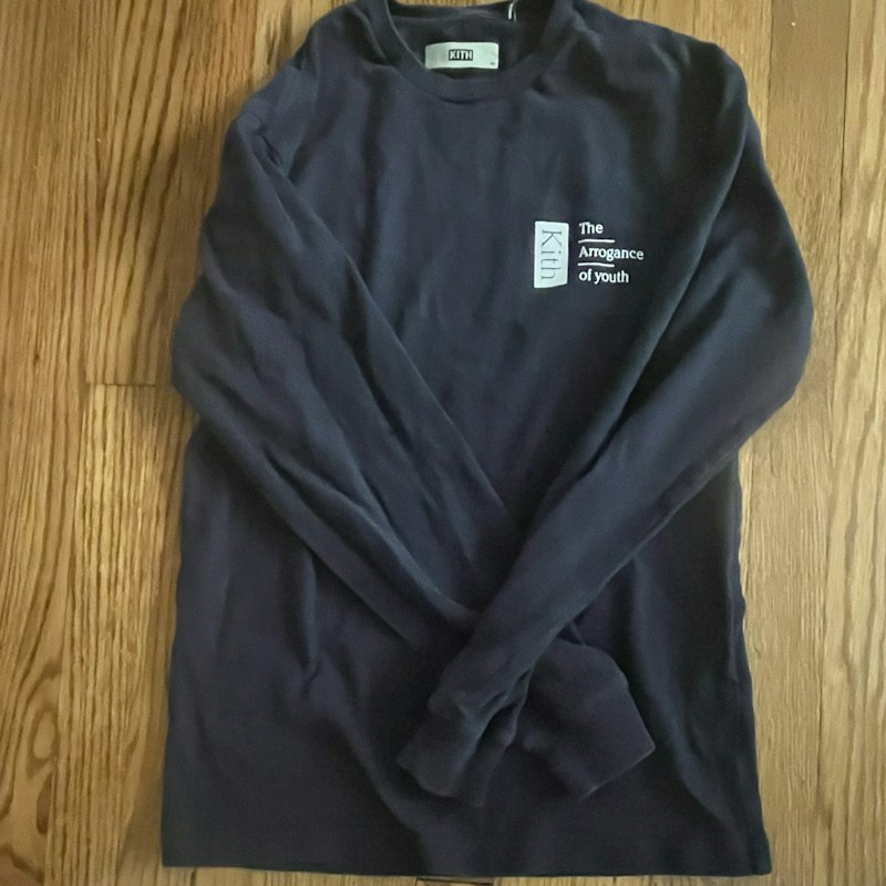 Kith The Arrogance of Youth Long Sleeve Tee Black
