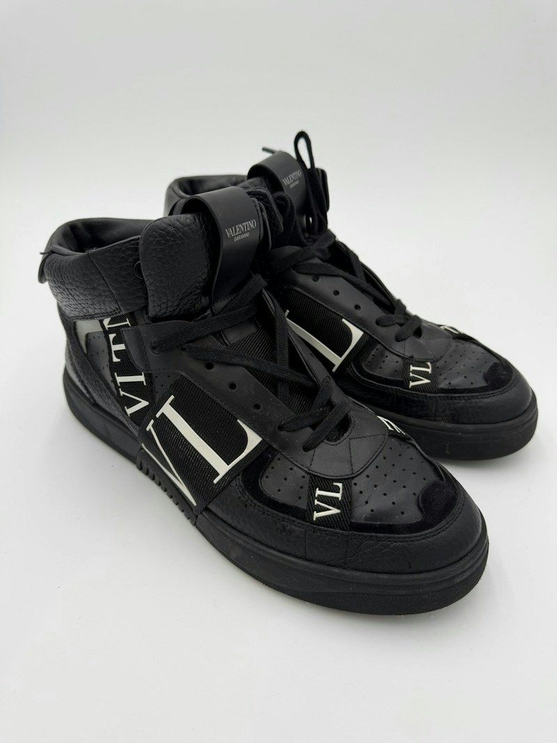 Valentino VLTN High-Top Sneakers Black