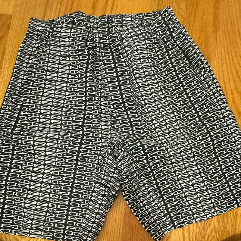 Supreme Printed Shorts Black White