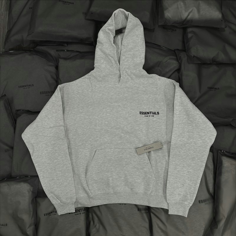 Fear of God Essentials Hoodie Light Oatmeal SS22