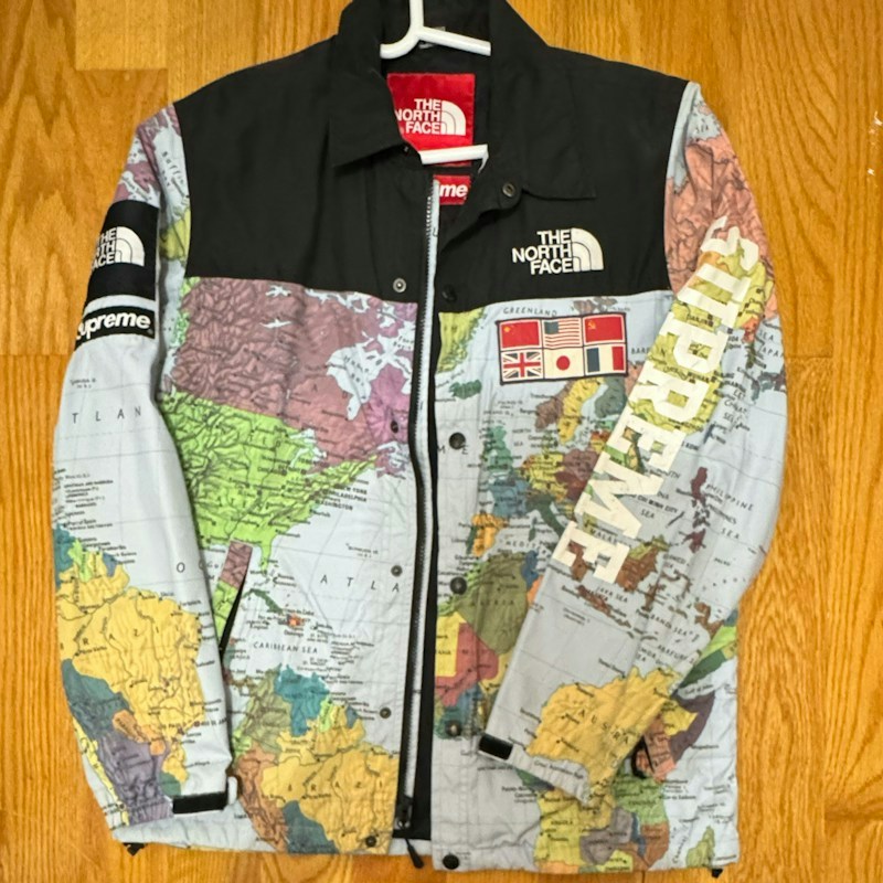 Supreme The North Face Map Jacket Multicolor