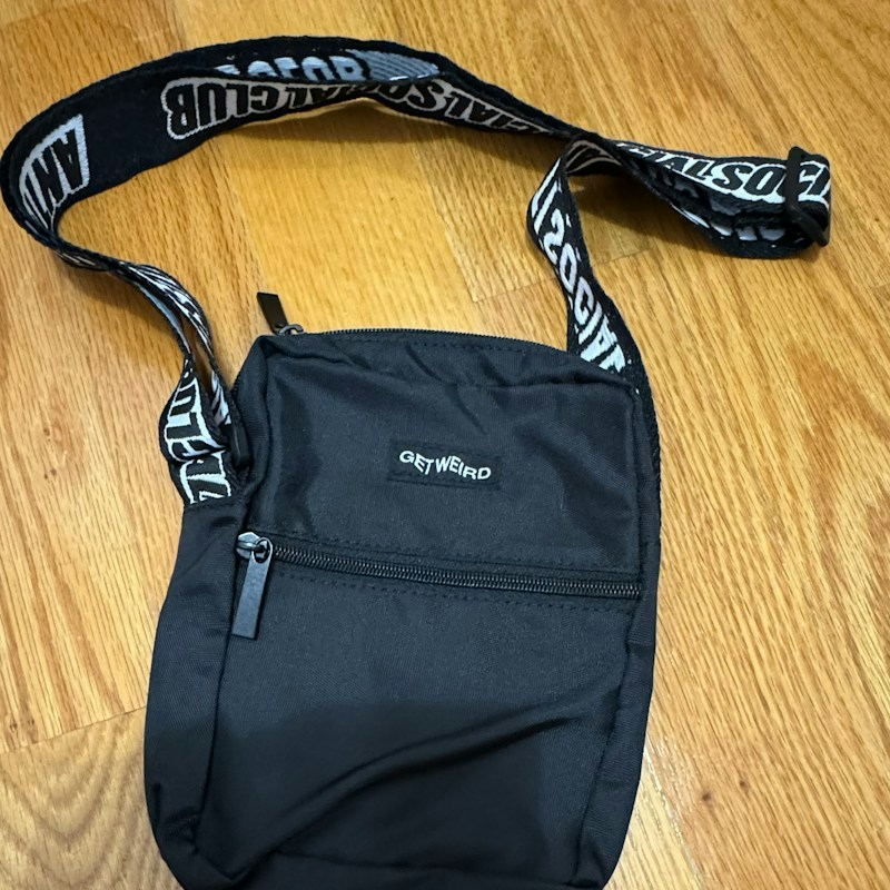 Anti Social Social Club Get Weird Shoulder Bag Black