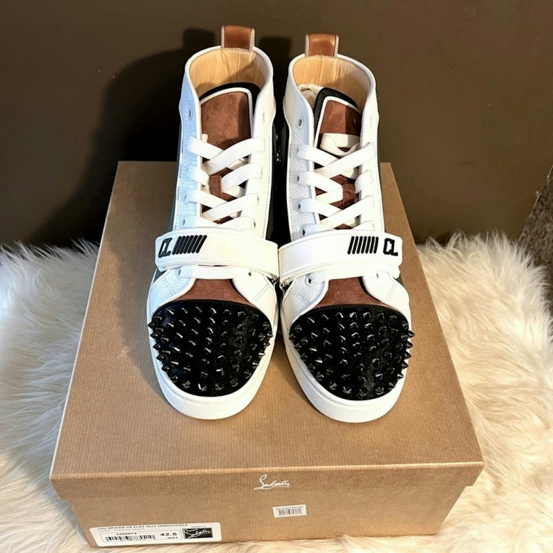 Christian Louboutin Lou Spikes VS Flat Glit Mimo/VV/CLF Version Multi
