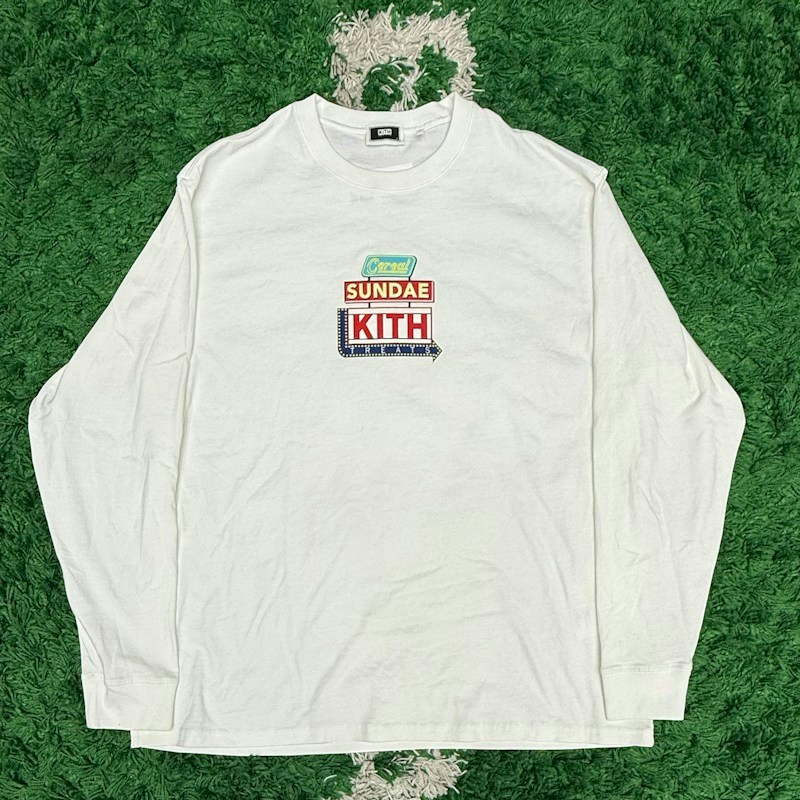 Kith Treats Sundae Long Sleeve Tee White