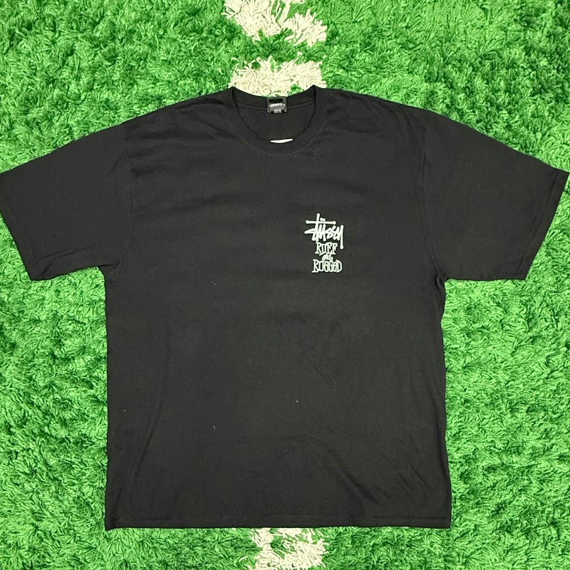 Stüssy Ruff and Rugged T-Shirt Black