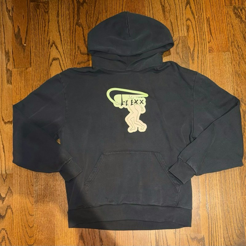Travis Scott x Nike Cactus Jack T-Rexx Glow In The Dark Hooded Sweatshirt Black