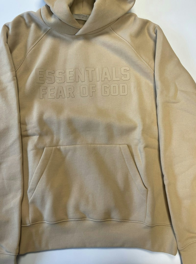 Fear of God Essentials Hoodie Sand