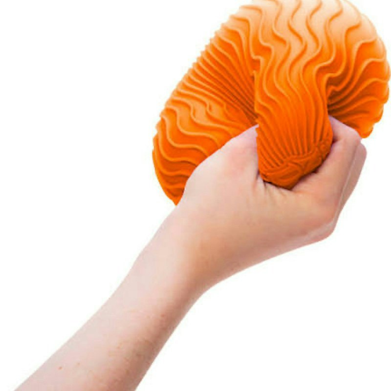 NeeDoh Super NeeDoh Ripples Orange