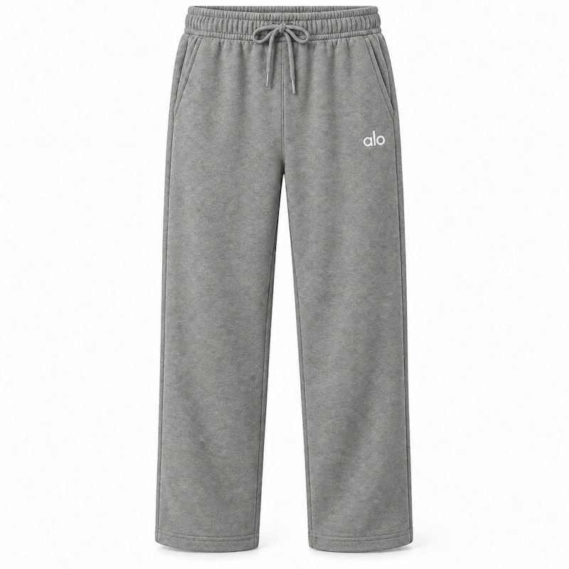 Alo Yoga Straight Leg Sweatpants Grey