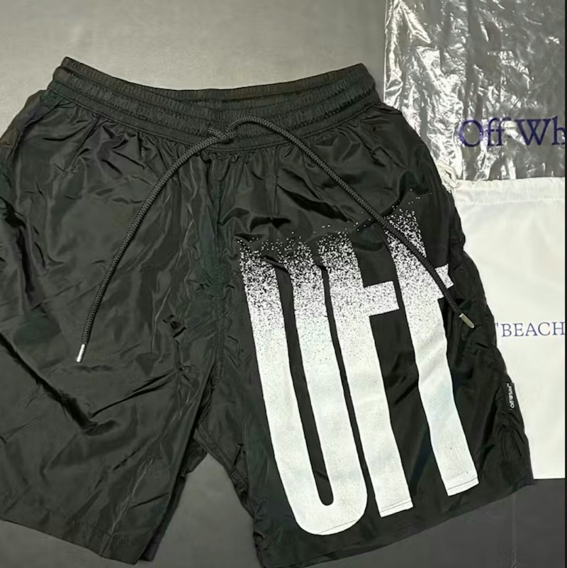 Off-White Big Off Surfer Swim Shorts Black