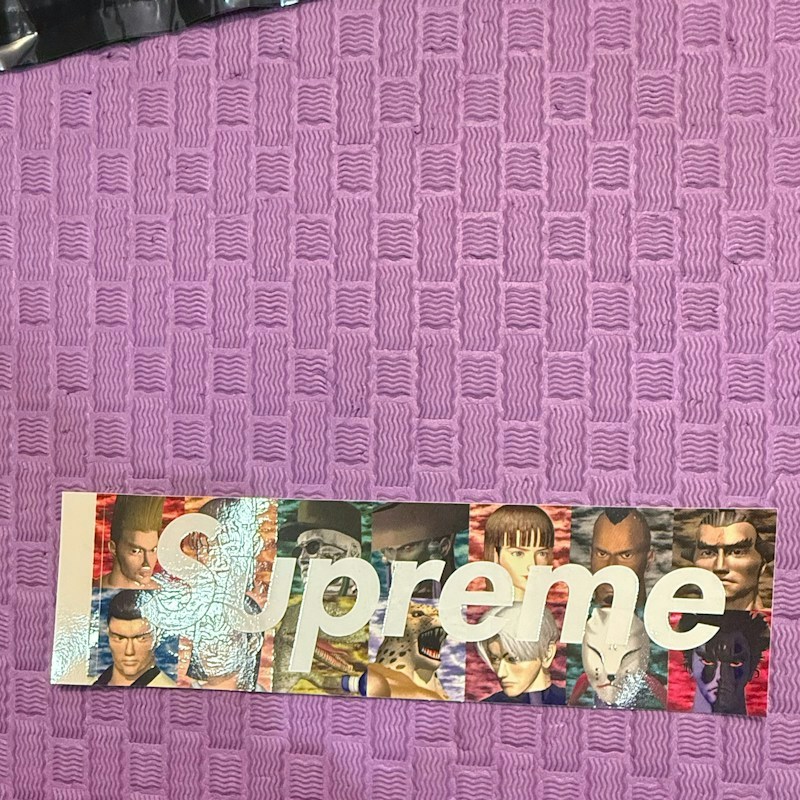 Supreme Tekken Box Logo Sticker