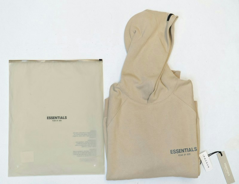Fear of God Essentials Hooded Sweatshirt Tan