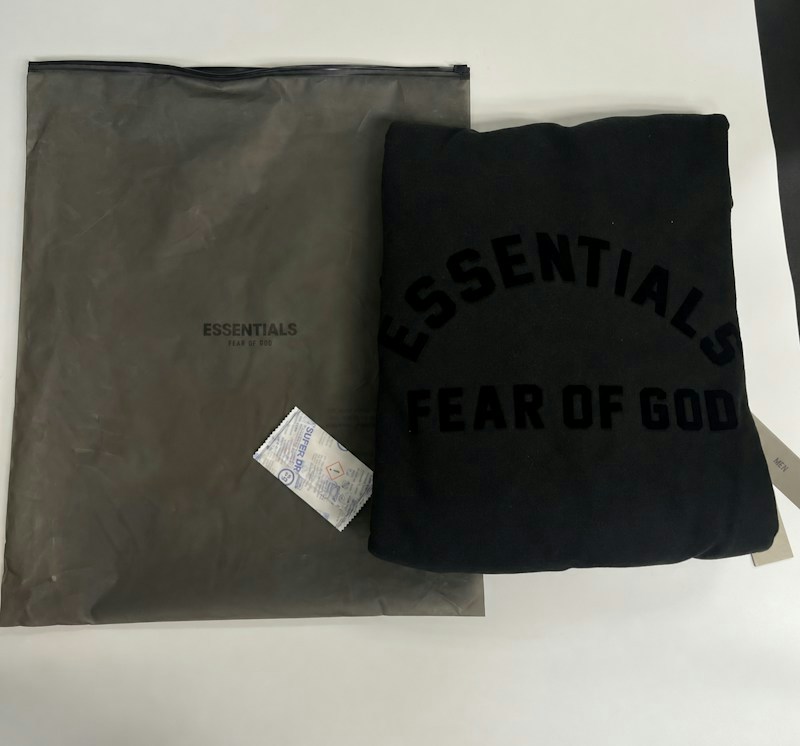 Fear of God Essentials Hooded Sweatshirt Black
