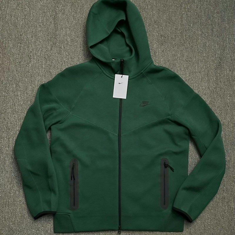 Nike Tech Fleece Full-Zip Hoodie Green