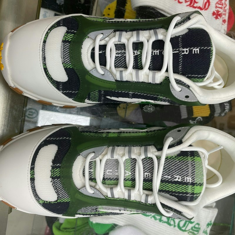 Sicko Sneaker Green Plaid Friends and Family