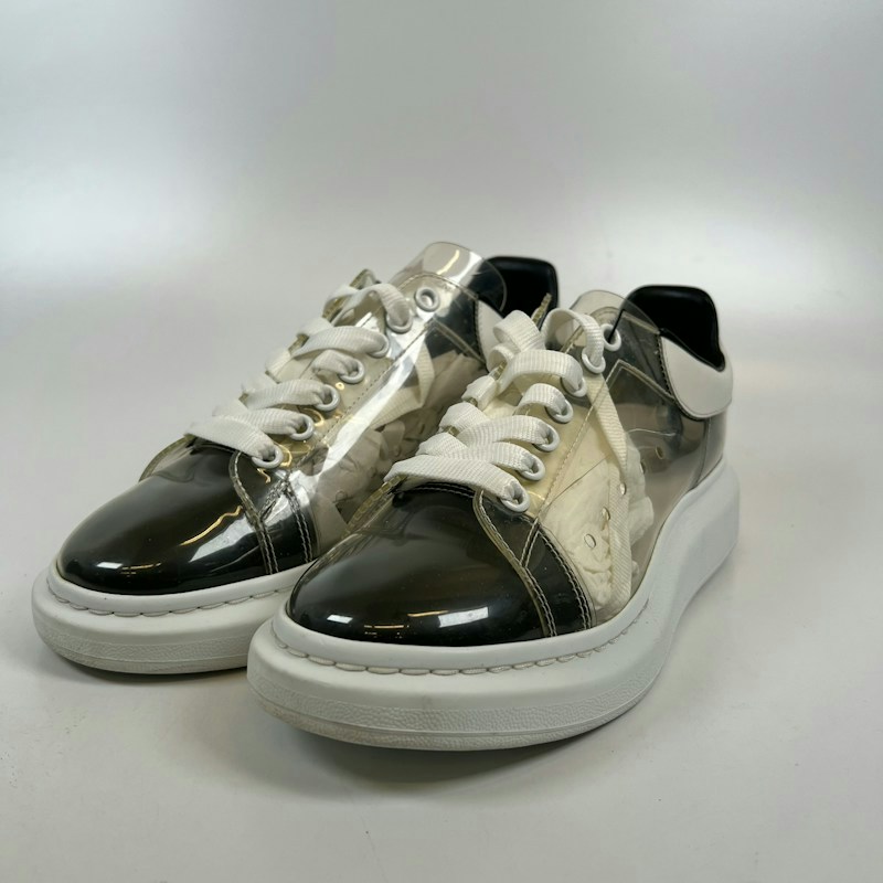 Alexander McQueen Oversized Sneaker Clear Black White
