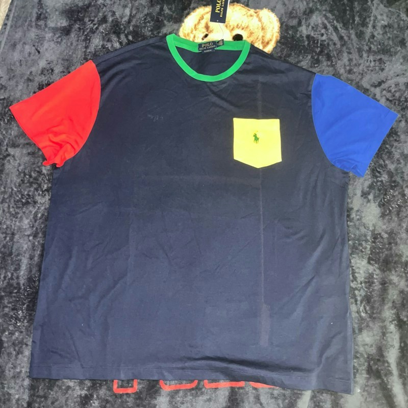 Polo Ralph Lauren Colorblocked Pocket T-Shirt Navy Mu