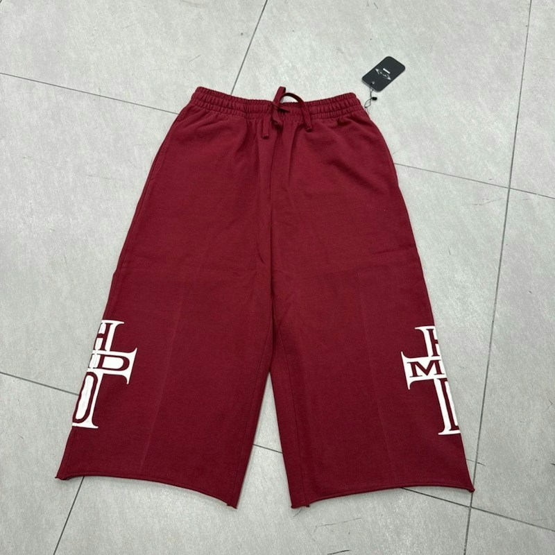 HMDD Cross Sweat Shorts Burgundy