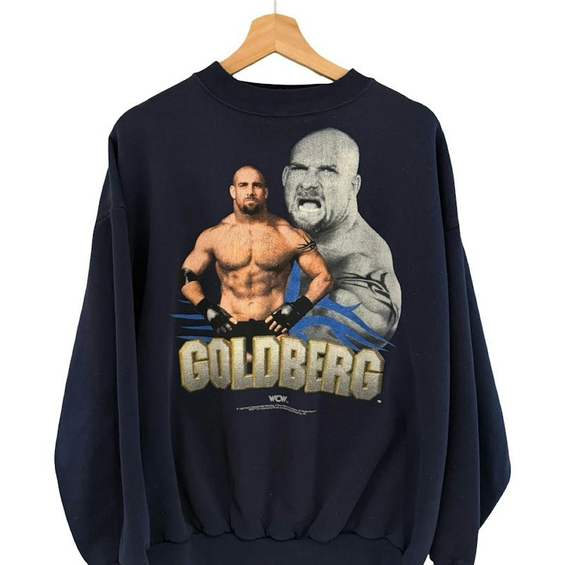 Vintage 1998 WCW Goldberg Wrestling Promo Crewneck
