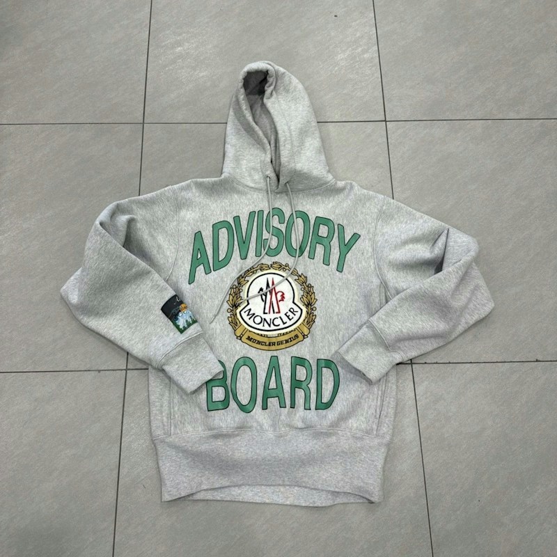 Advisory Board Crystals Moncler Genius Hoodie Grey