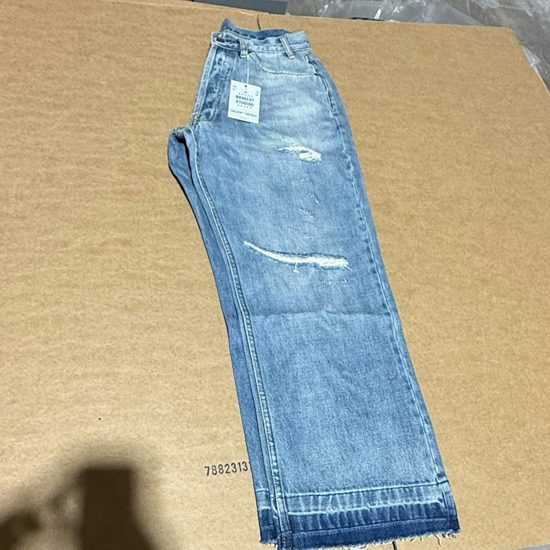 Bravest Studios Baggy Denim Jeans Light Wash